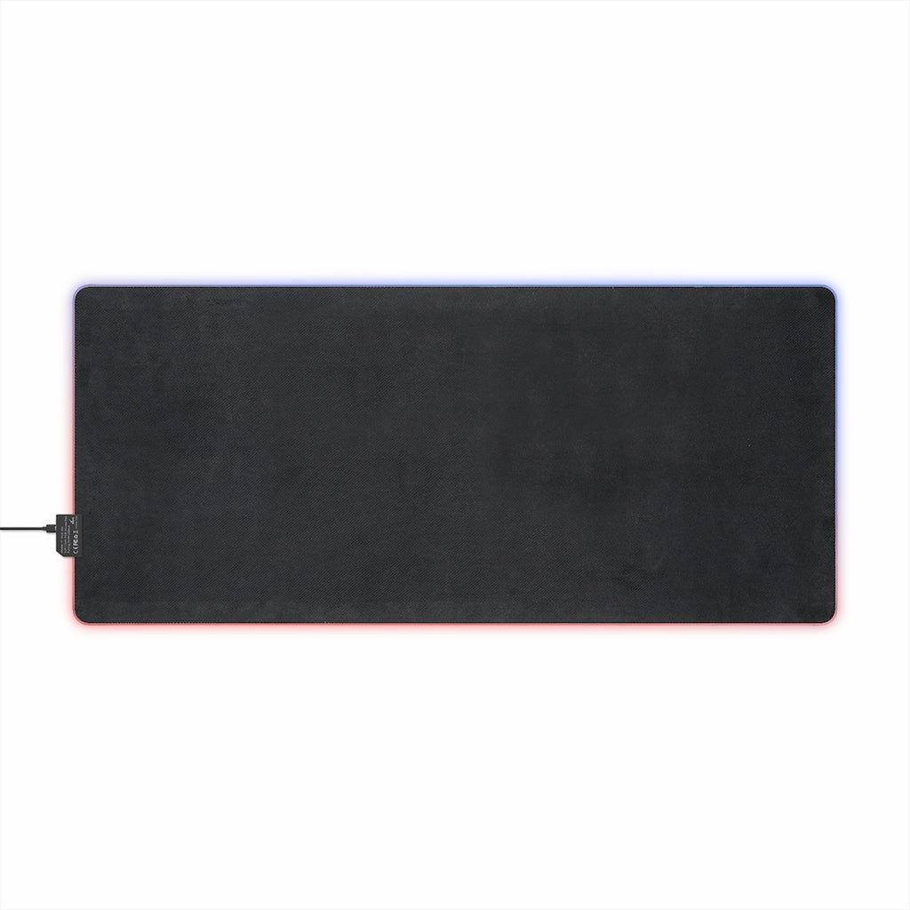 Black RGB Gaming Mouse Pad