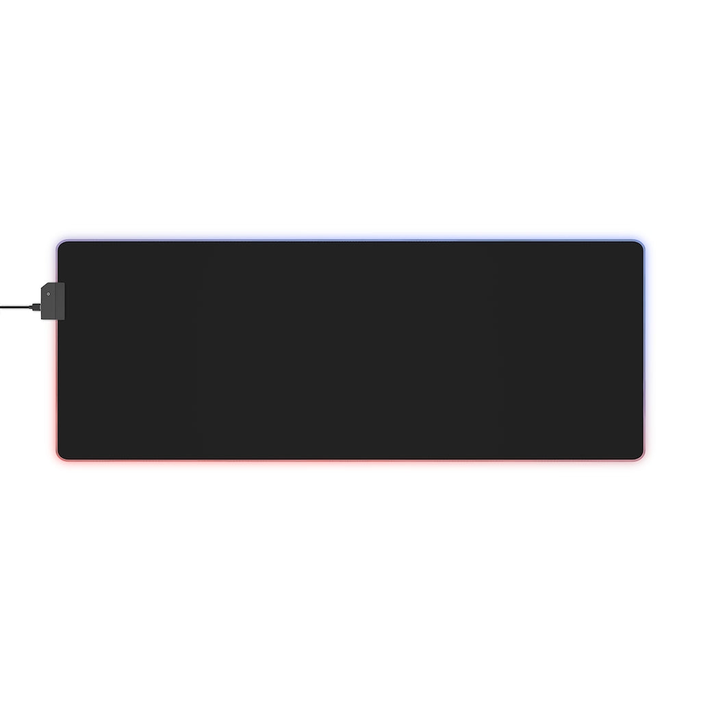 Black RGB Gaming Mouse Pad
